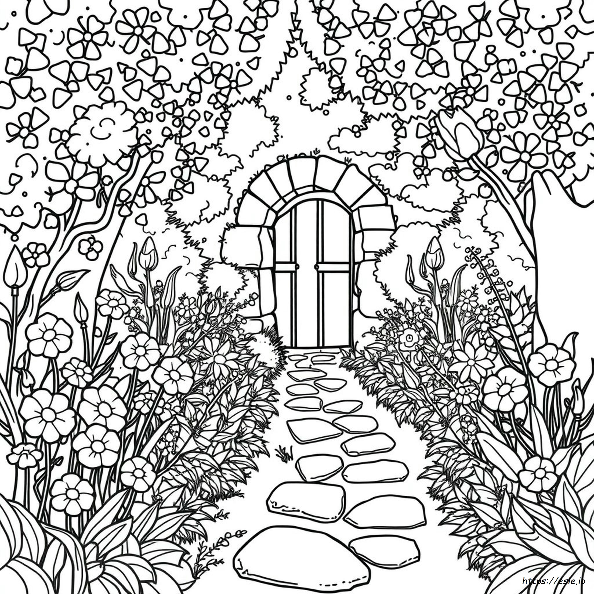Secret Garden Coloring Book Finished Pages