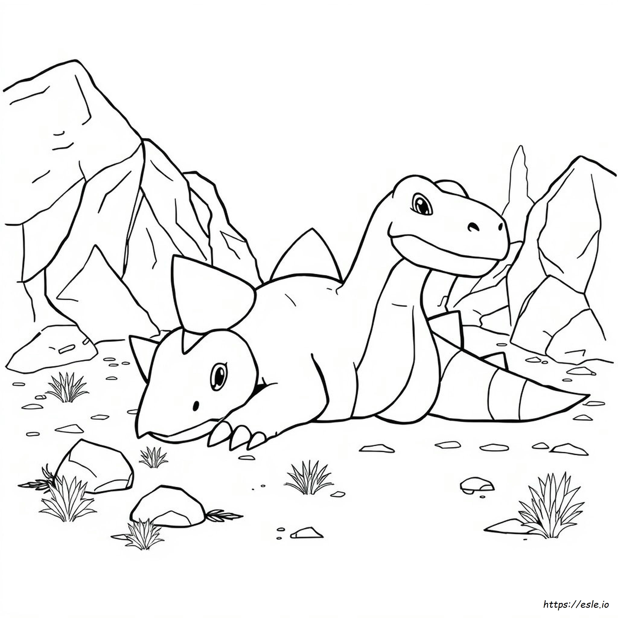Steelix Para Colorear