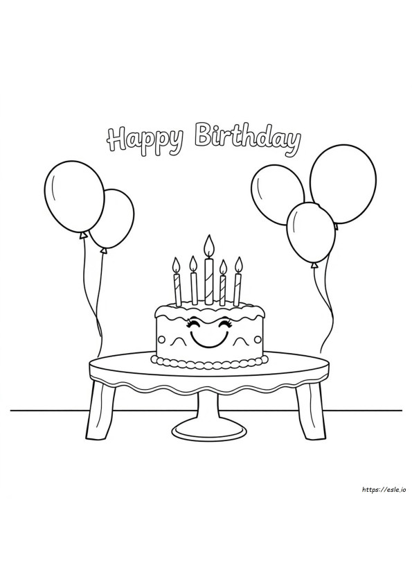 Kartu Mewarnai Selamat Ulang Tahun Gratis