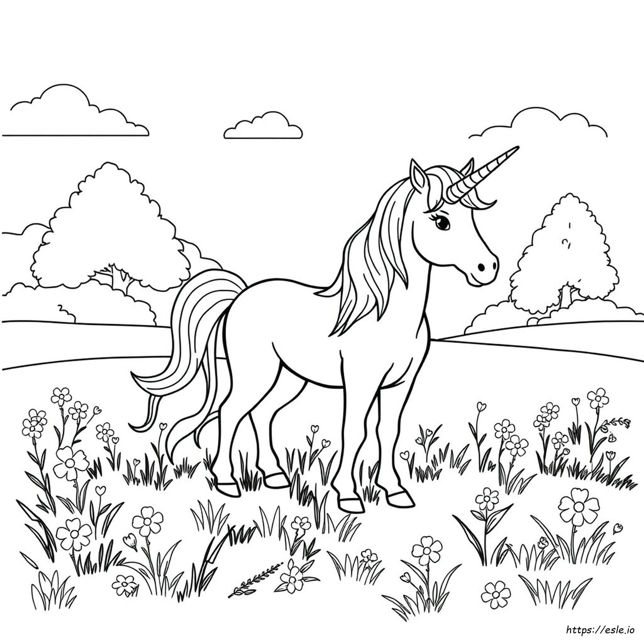 Páginas Para Colorear De Unicornios Para Niños De 10 Años