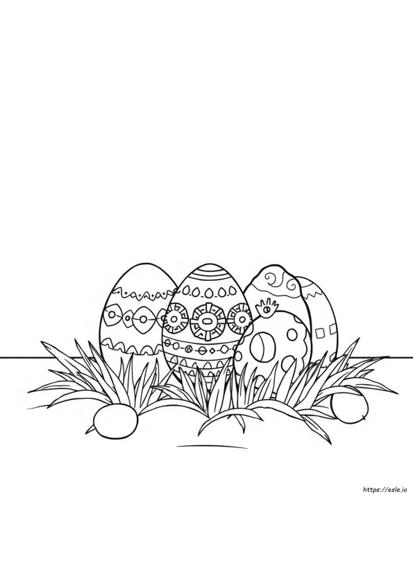 Printable Coloring Eggs