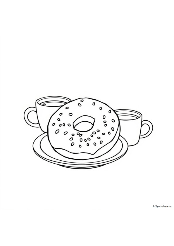 Bagel Gambar Mewarnai