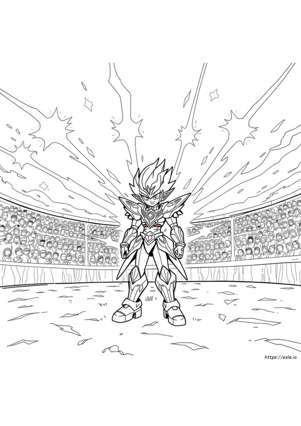 Xcalius Beyblade Burst Ausmalbilder