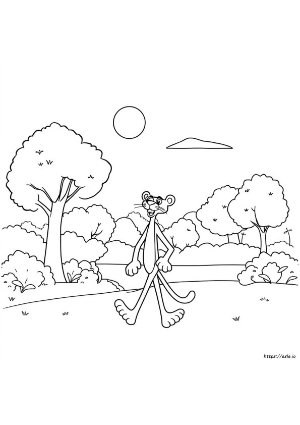 Pink Panther Coloring Pages