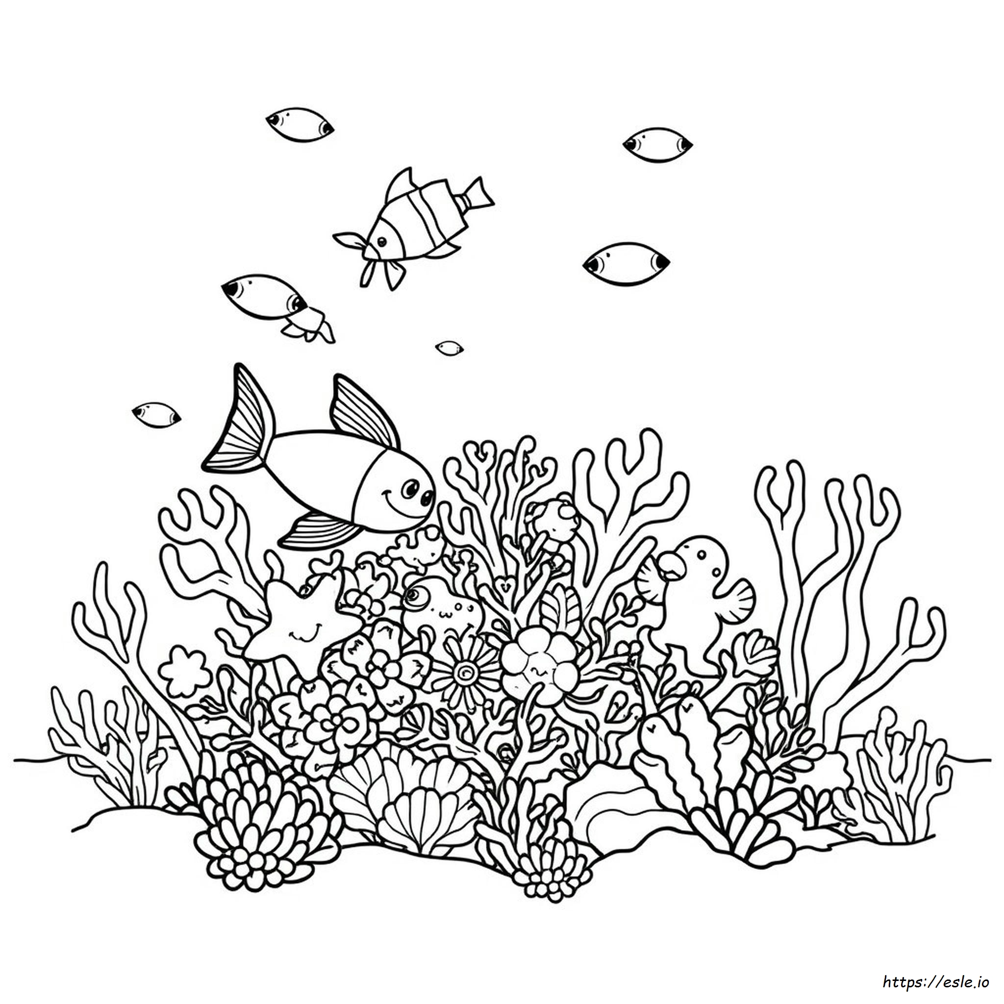 Sea Animals Colouring Pictures