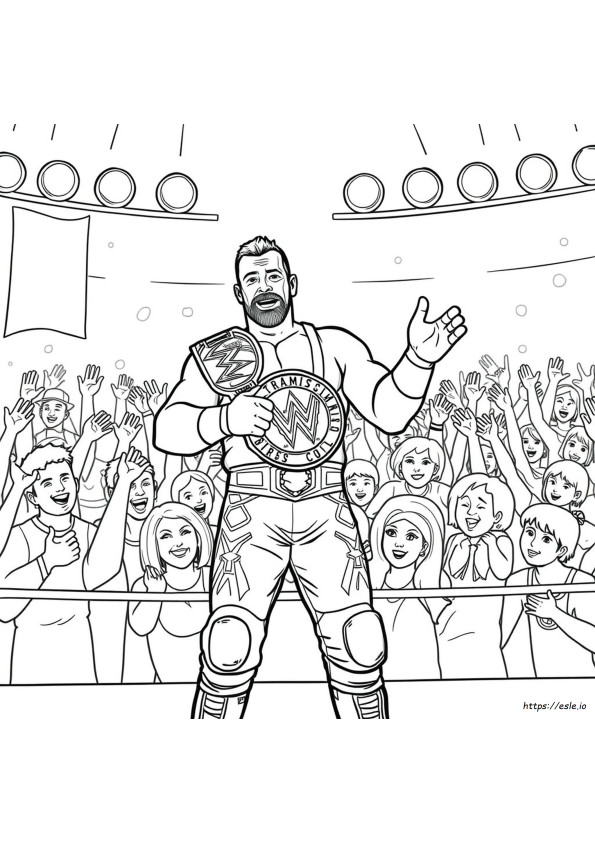 Rob Van Dam Gambar Mewarnai