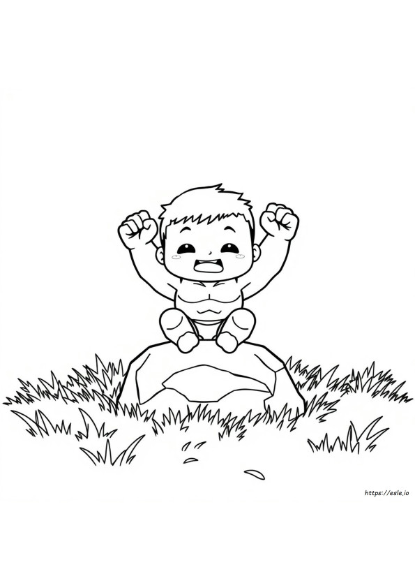 Chibi Hulk Ausmalbilder
