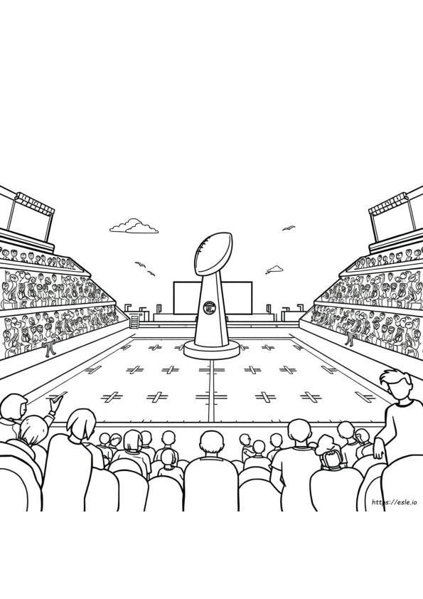 Gambar Mewarnai Super Bowl 2023