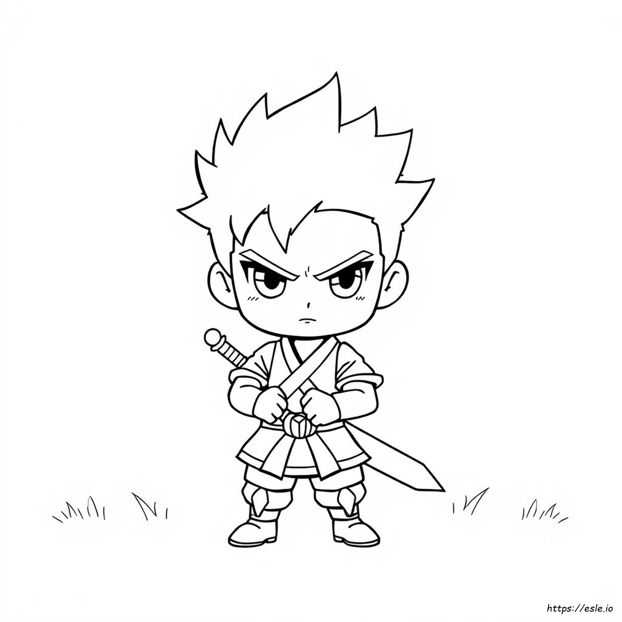 Giyu Tomioka Coloring Pages Chibi