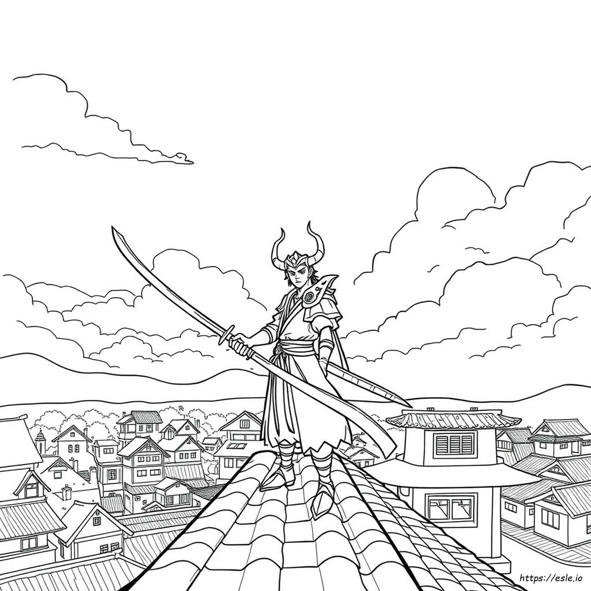 Demon Slayer Colouring Pictures