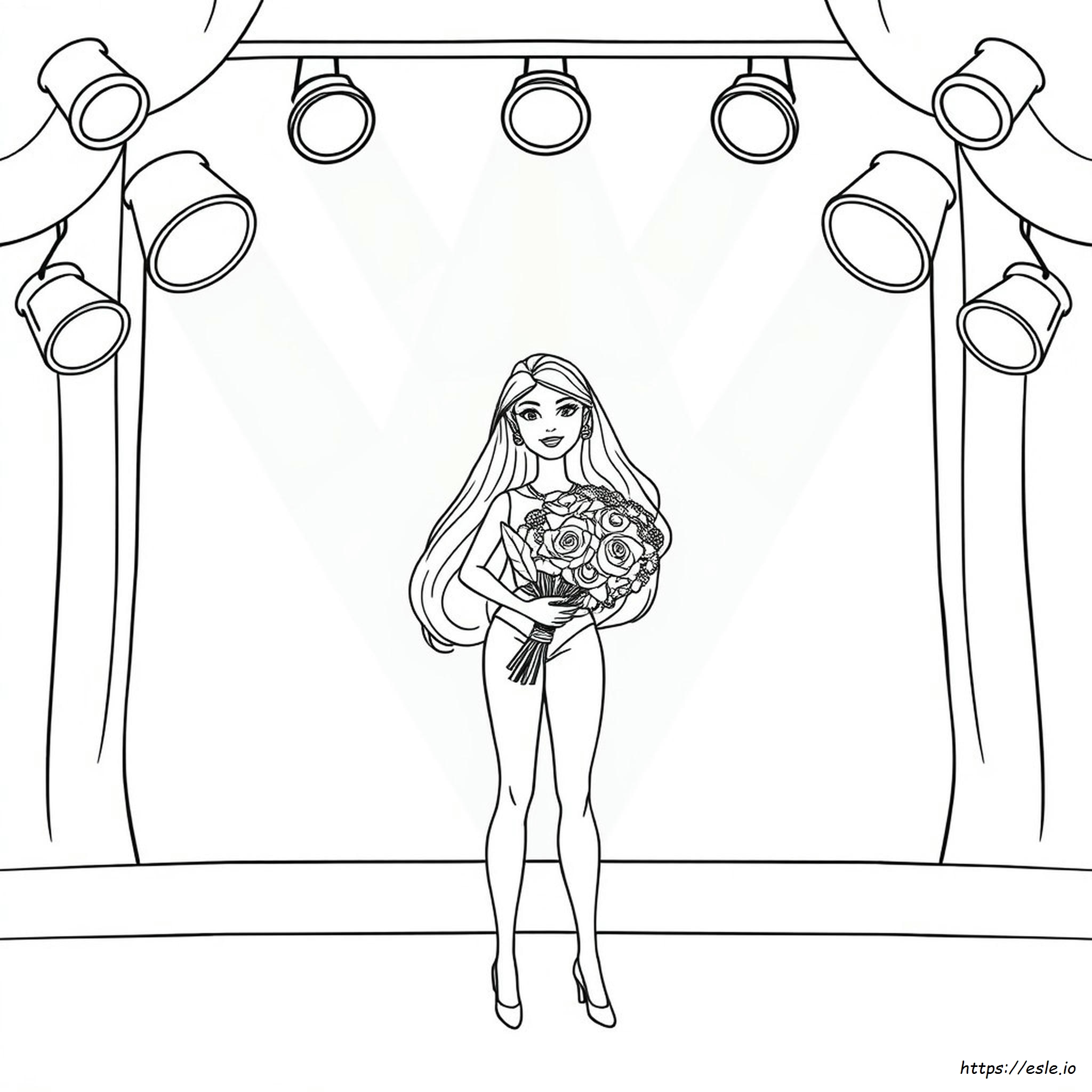 Páginas Para Colorear De Barbie En Blanco Y Negro