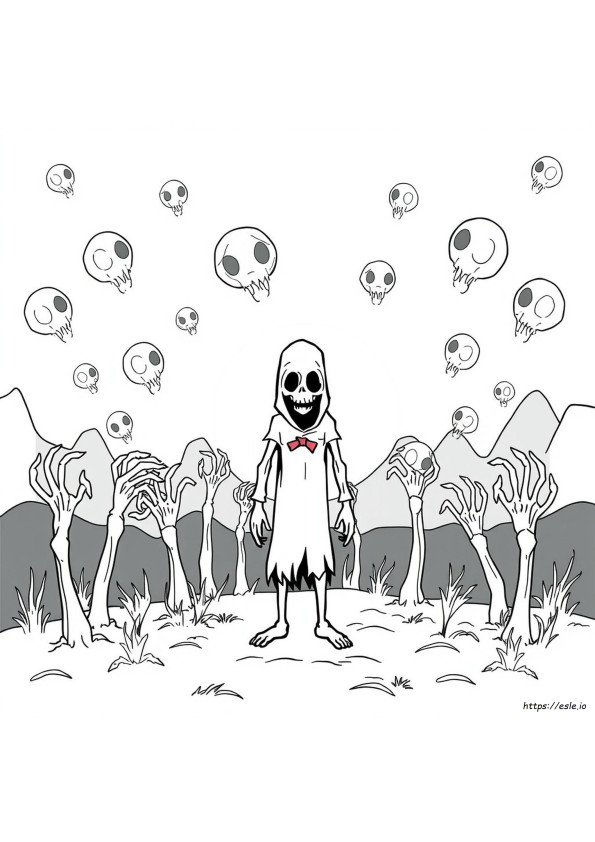 Nightmare Sans Ausmalbilder