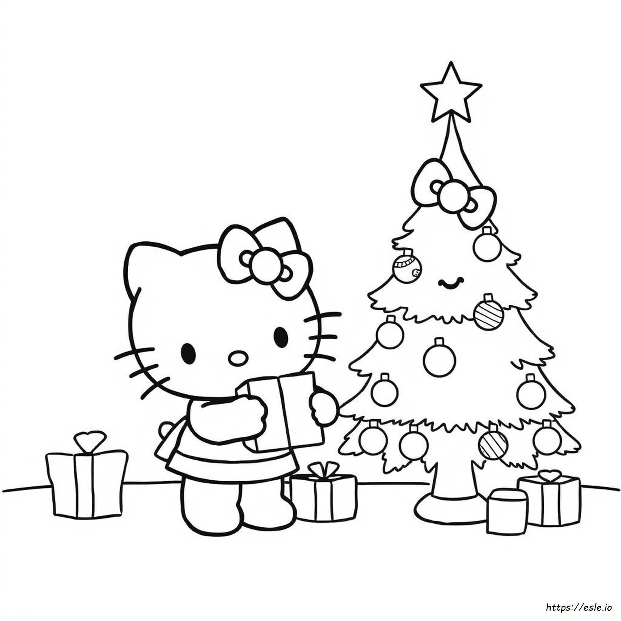 Hello Kitty Malvorlagen Für Weihnachten