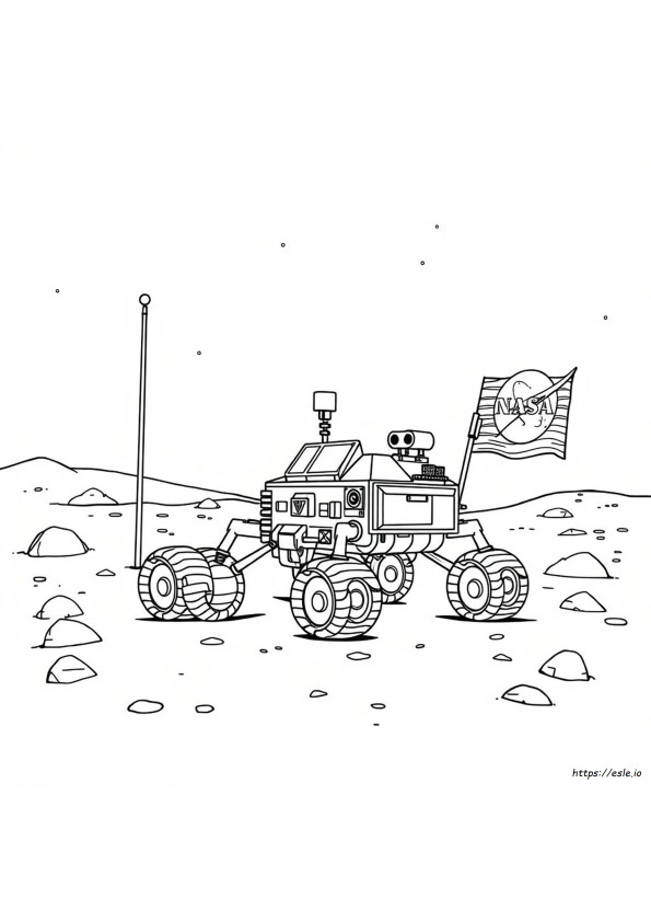 Nasa Artemis Coloring Page