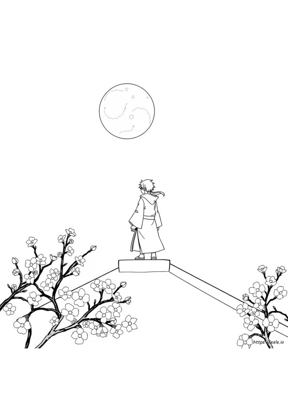 イタチ 塗り絵