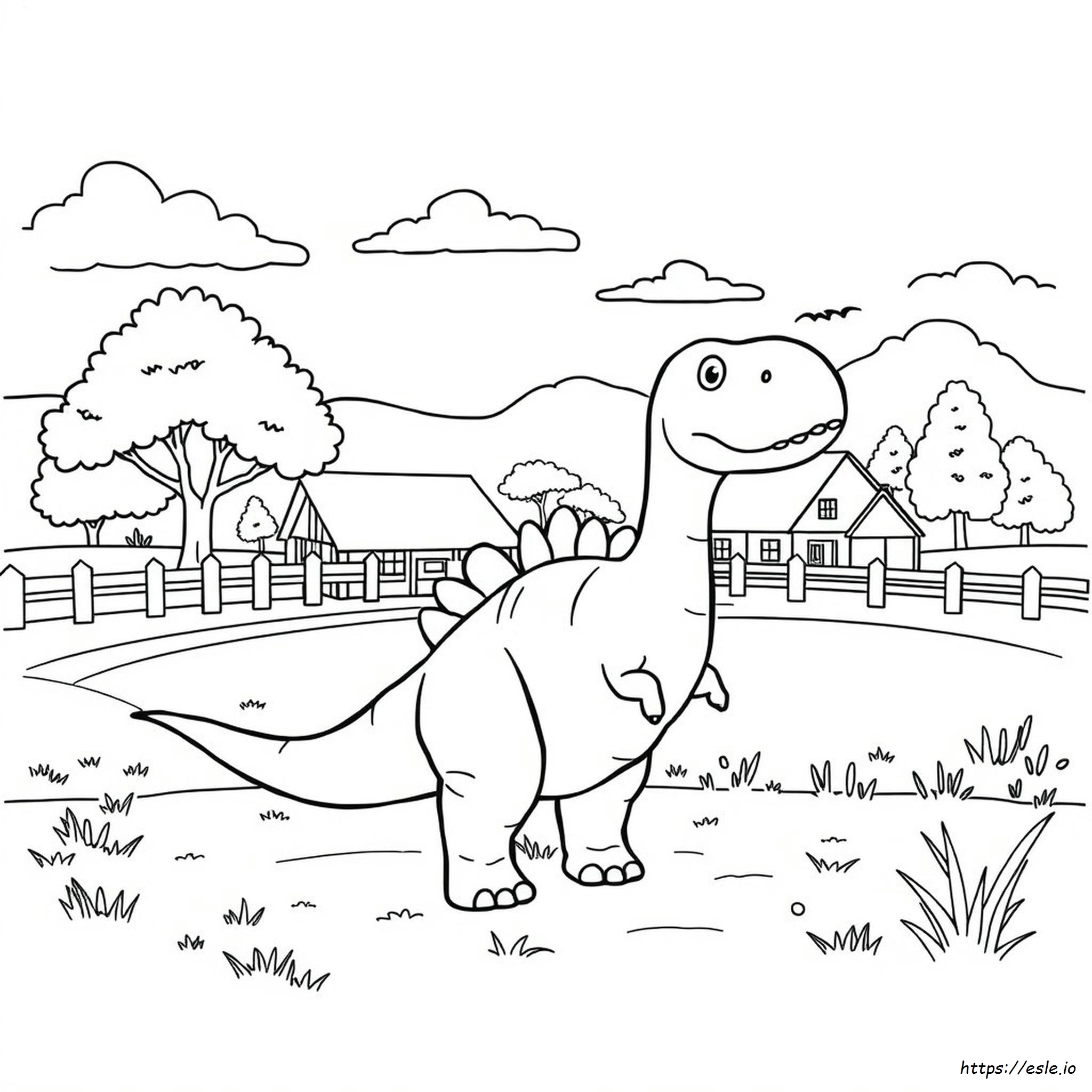 Dino Ranch Colouring Pages