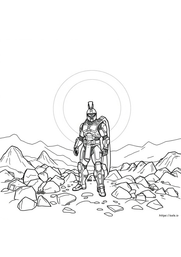 Halo Spartan Ausmalbilder