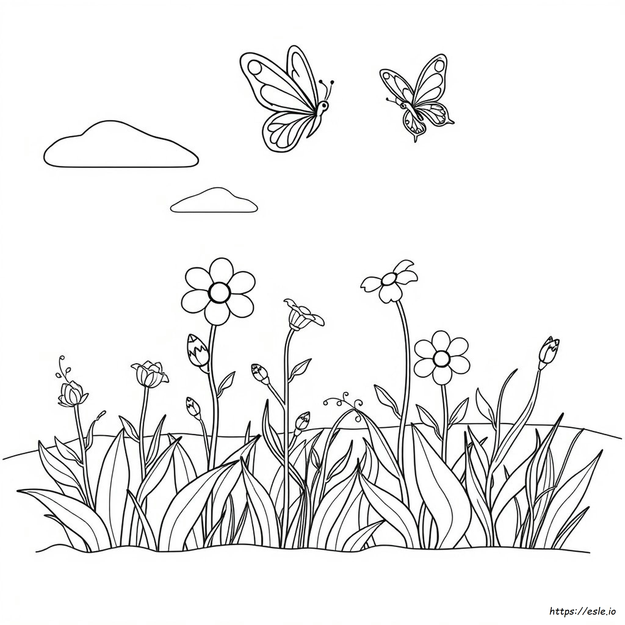 Plantas Y Flores Para Colorear
