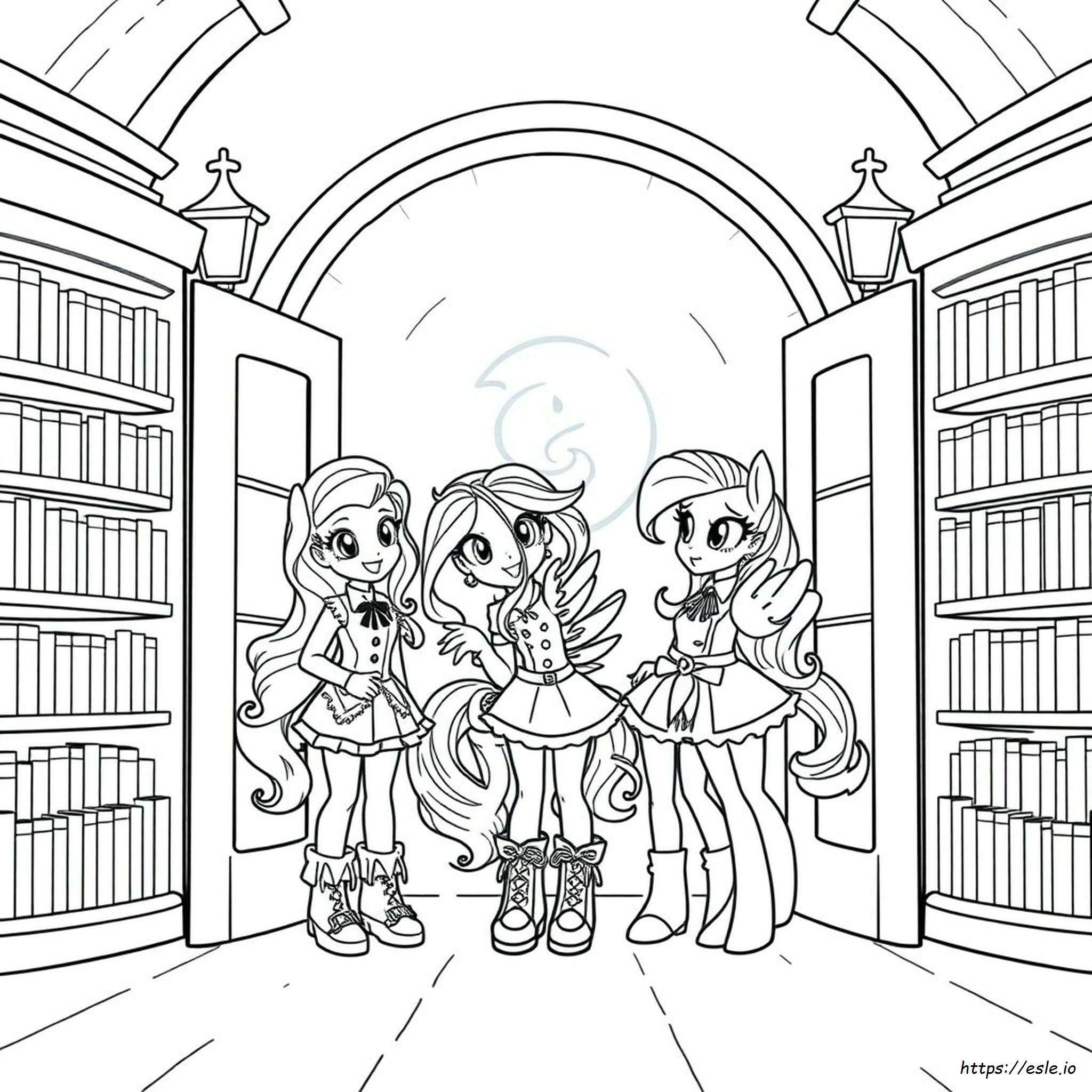 Kolorowanki Equestria Girls