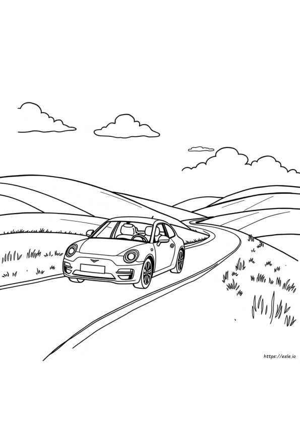 Gambar Mewarnai Mobil