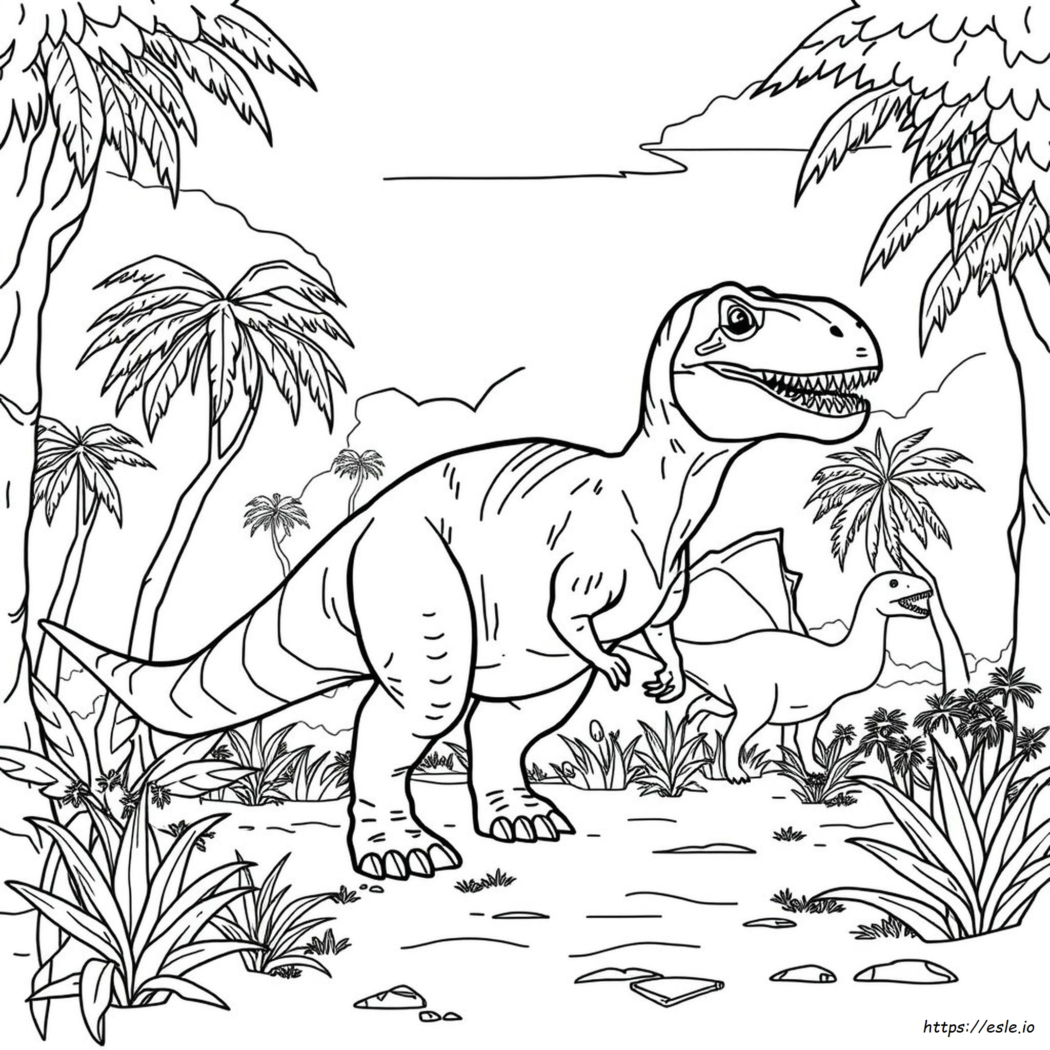 Jurassic Park Jurassic World Dinosaurus Kleurplaten kleurplaat