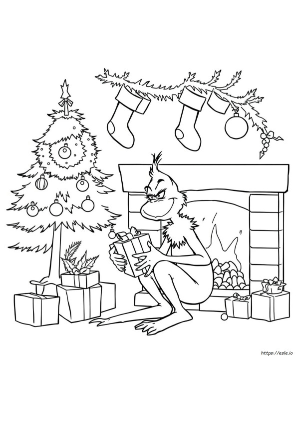 Grinch Coloring Page