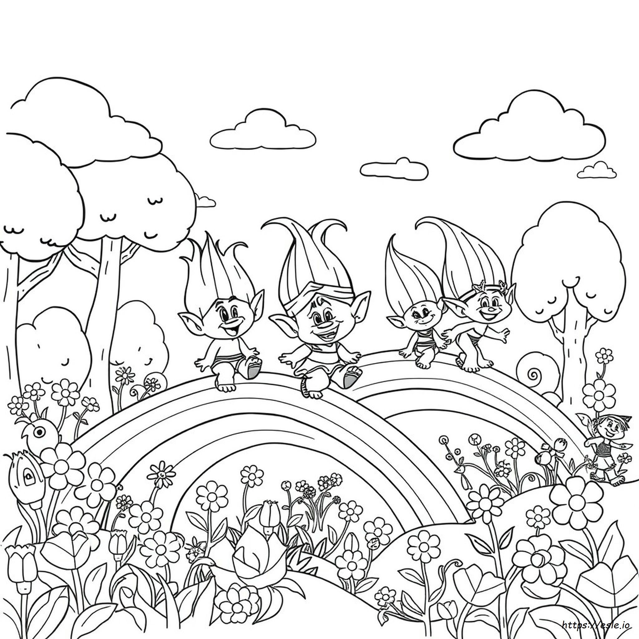 Coloriages Trolls 3 À Imprimer Gratuit
