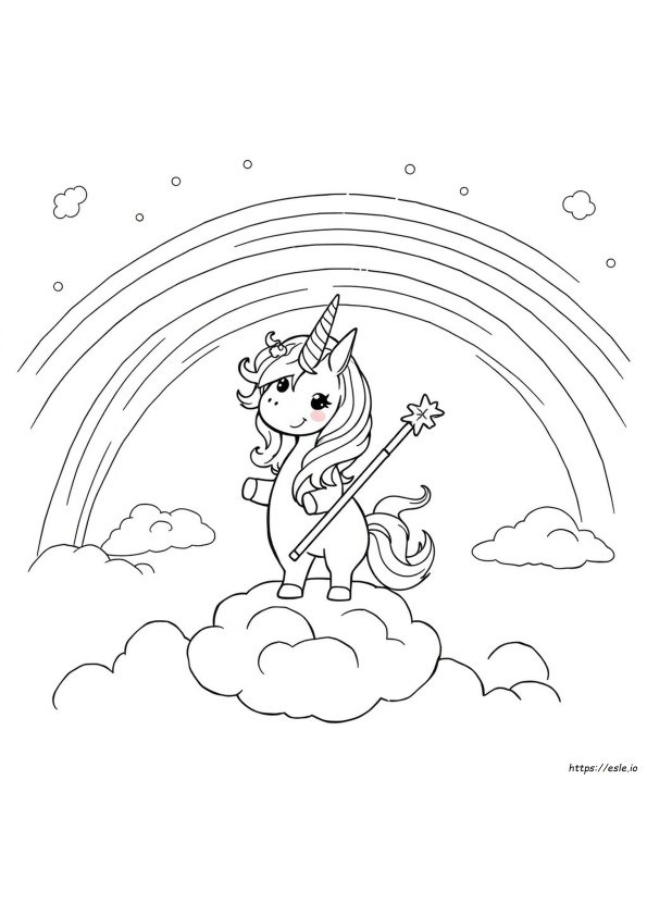 Rainbocorns Zuru Dapat Dicetak Gratis Gambar Mewarnai