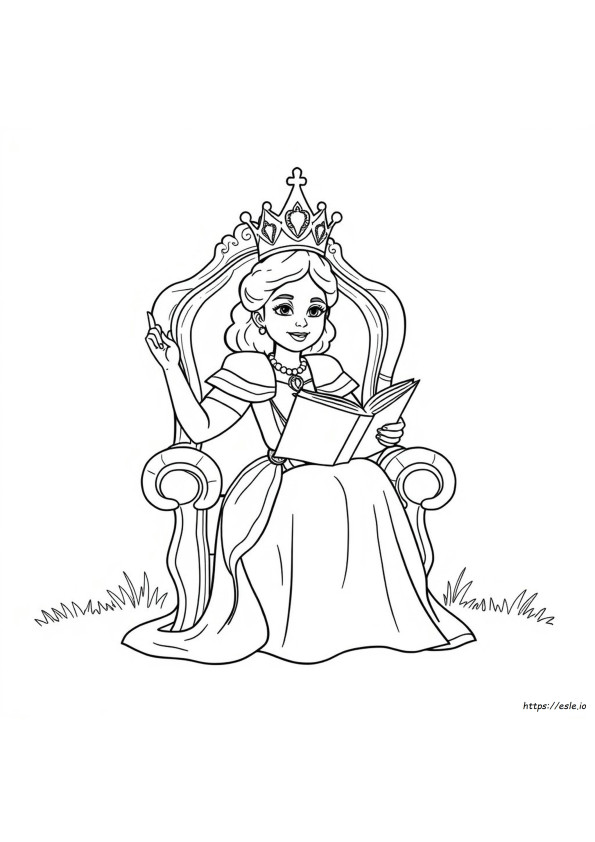 Reina Para Colorear