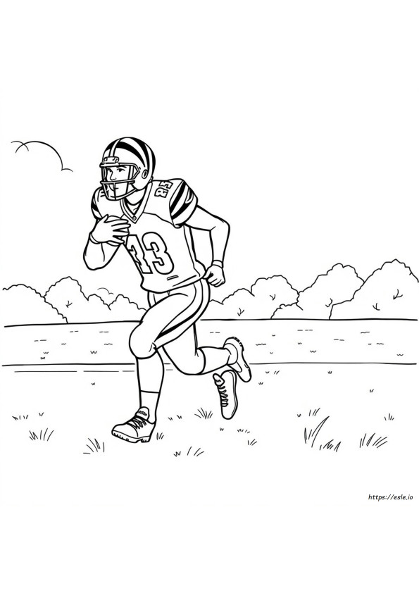 Cincinnati Bengals Gambar Mewarnai