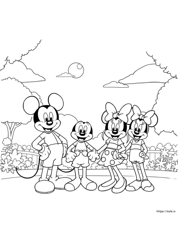 Karakter Disney Mewarnai