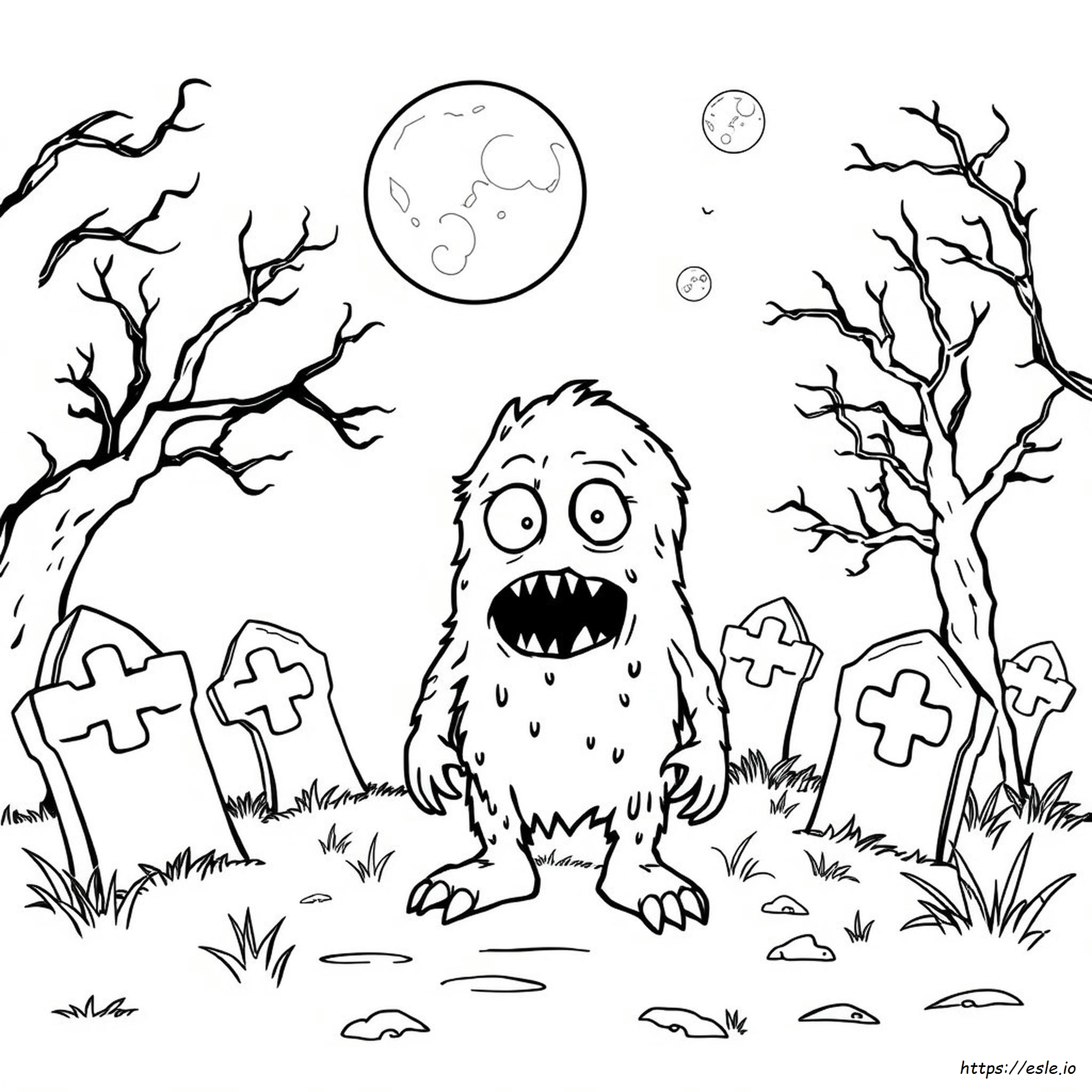 Monster Coloring Pages To Print
