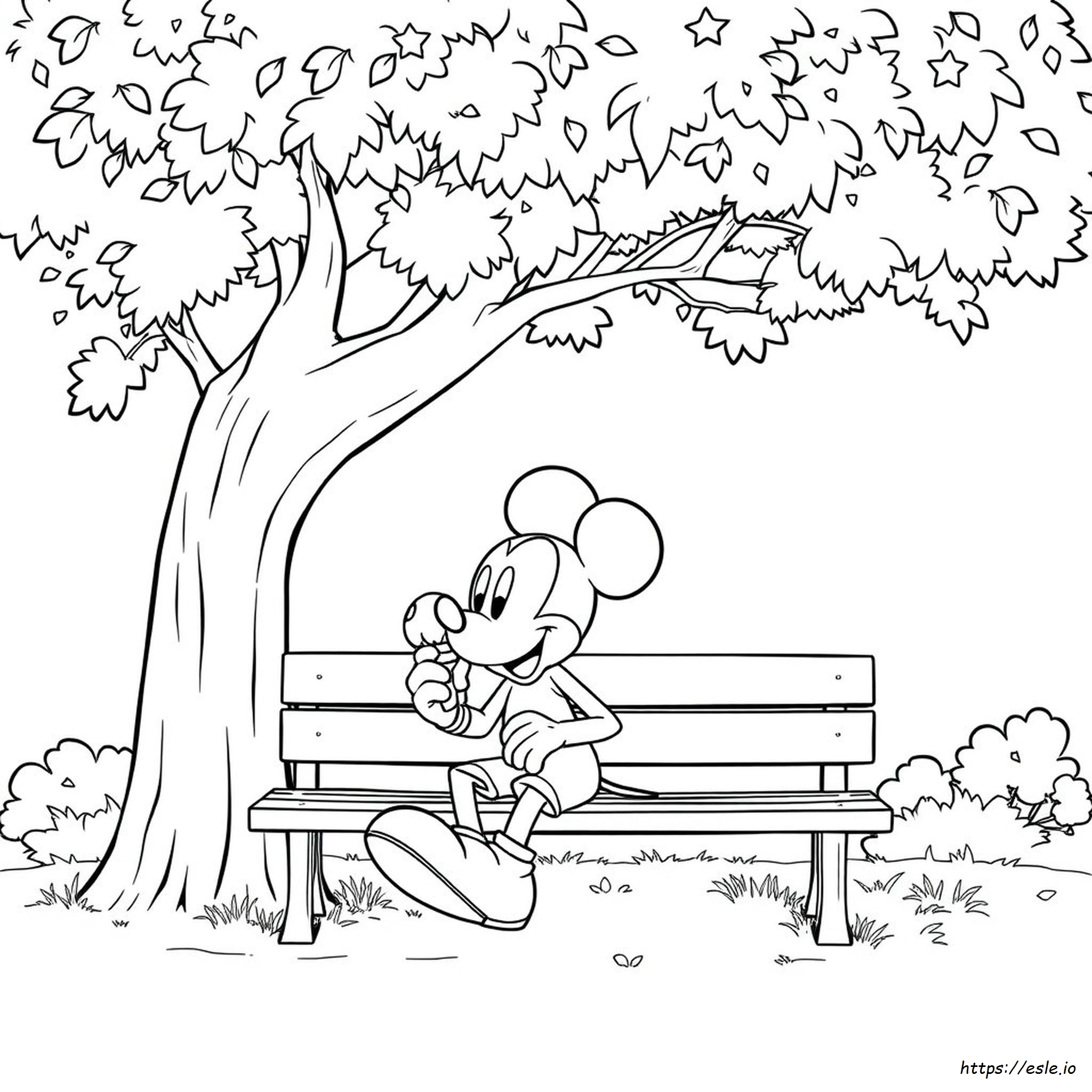 Desene De Colorat Disney Mickey