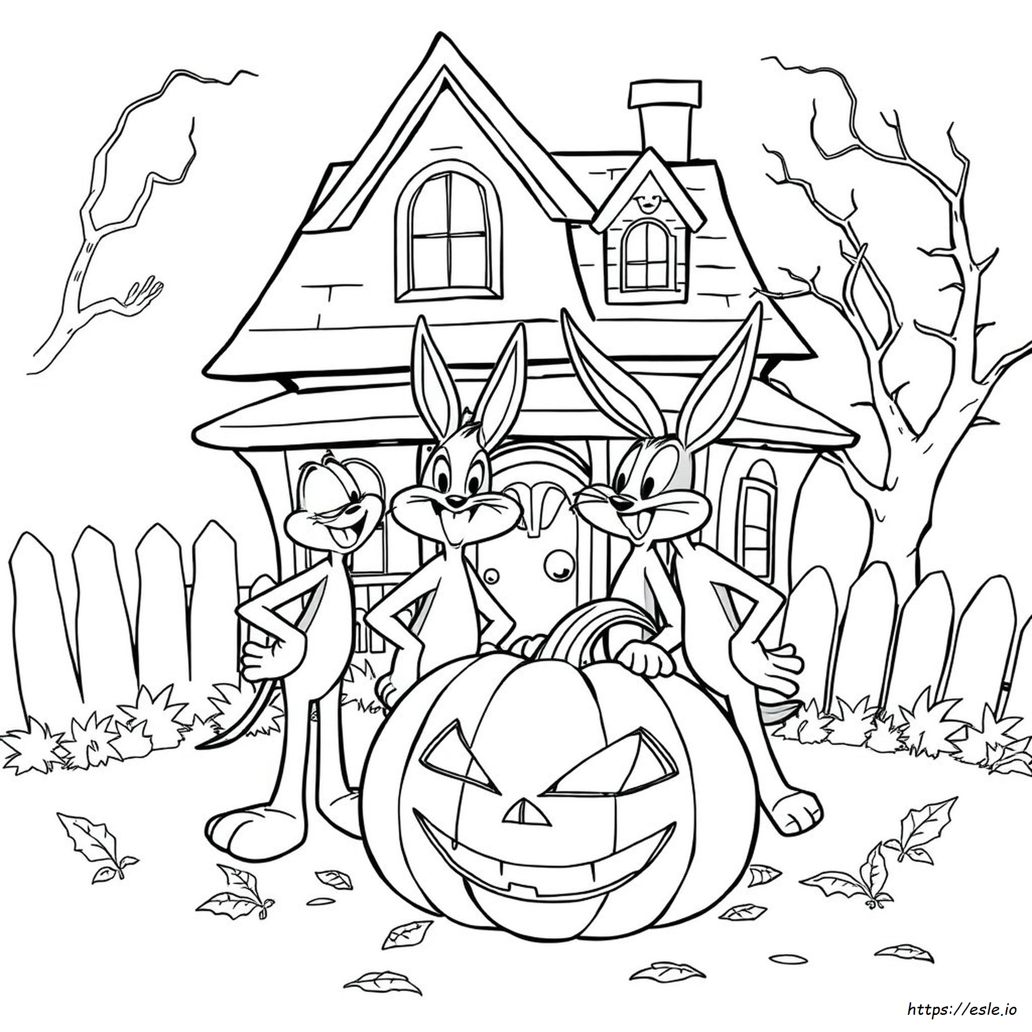 Looney Tunes Halloween Coloring Pages