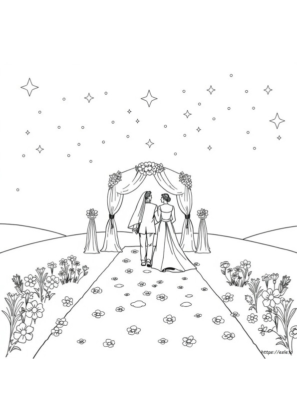 Wedding Coloring Pages For Adults