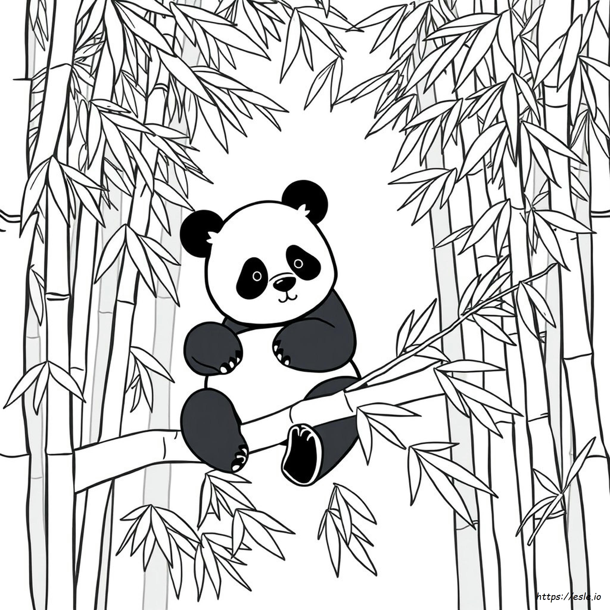 Panda Picture For Colouring