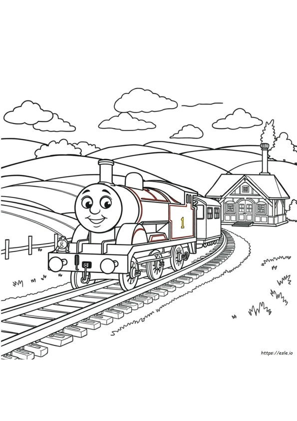 Thomas E I Suoi Amici Henry Da Colorare