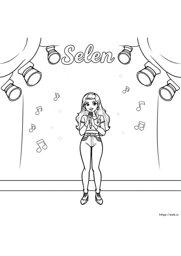 Buku Mewarnai Selena