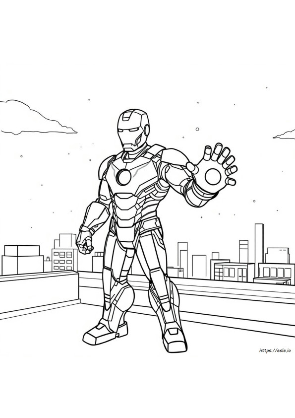 Pagine Da Colorare Di Iron Man