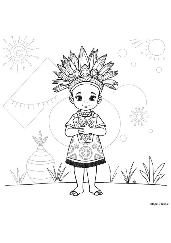 Coloriages Africain