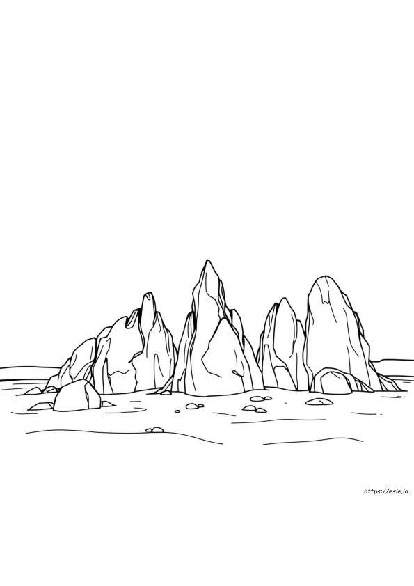 Desenhos De Rochas Para Colorir