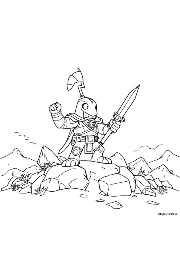 Gunmar Para Colorir