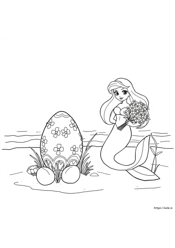 Sirene Di Pasqua Da Colorare