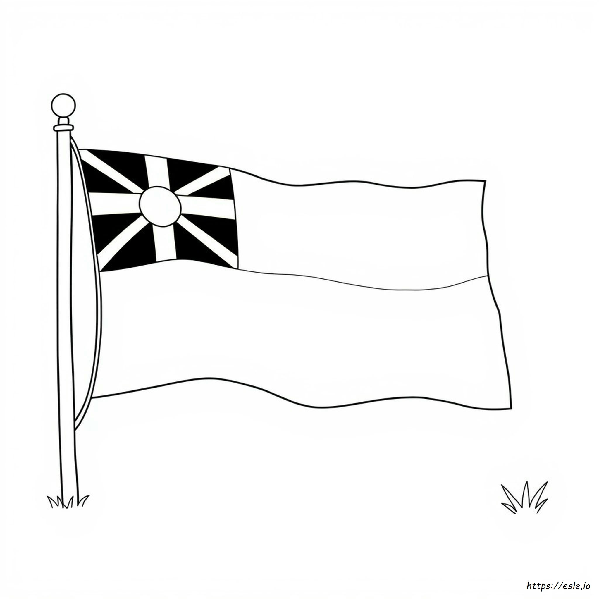 Bandiera Aborigena Da Colorare