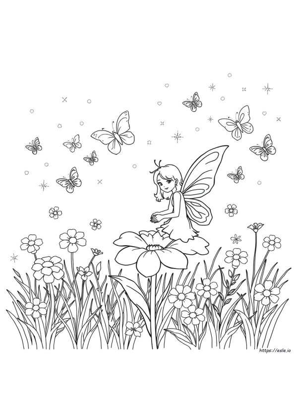 Fairy Coloring Pages