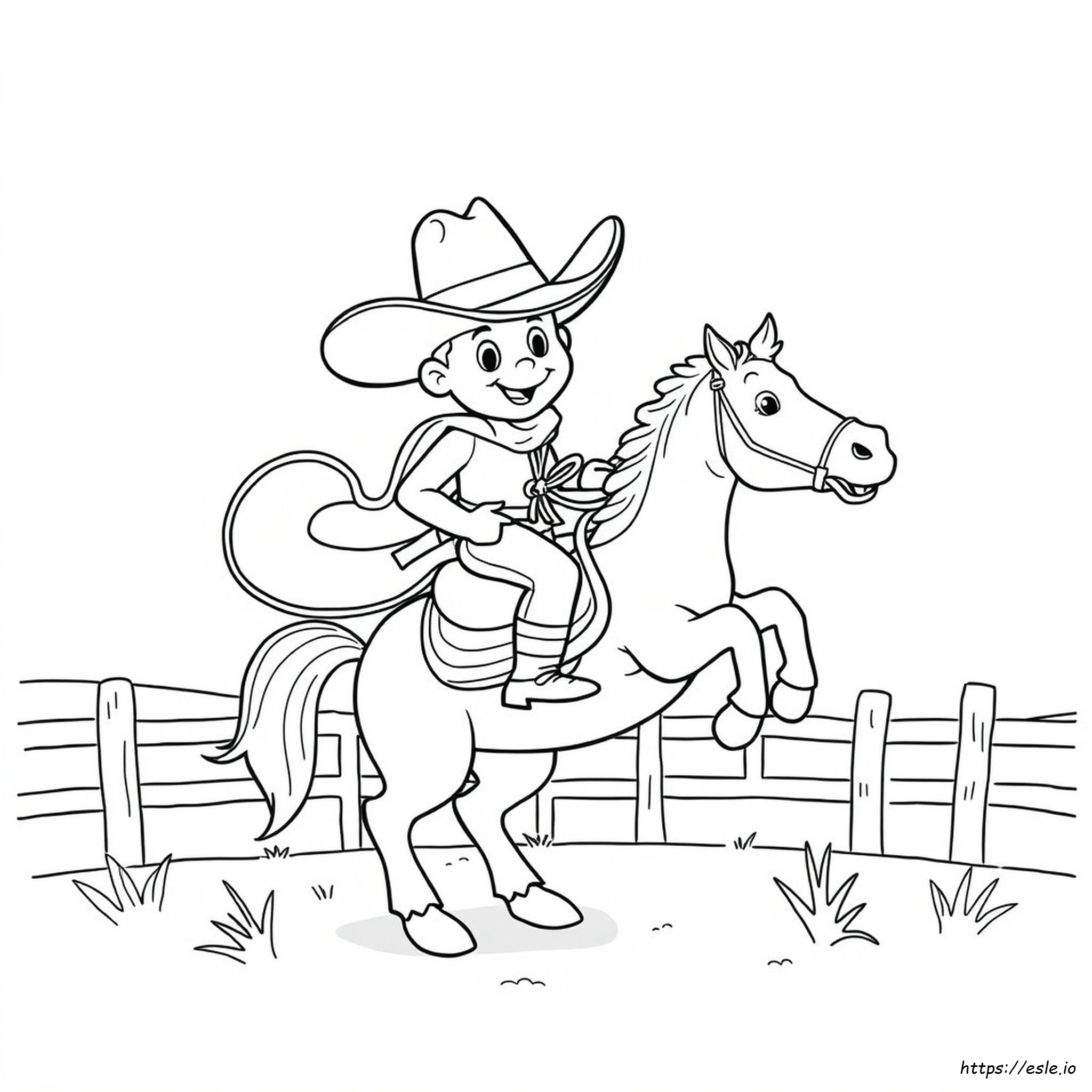 Kostenlose Cowboyhut Ausmalbilder Zum Ausdrucken