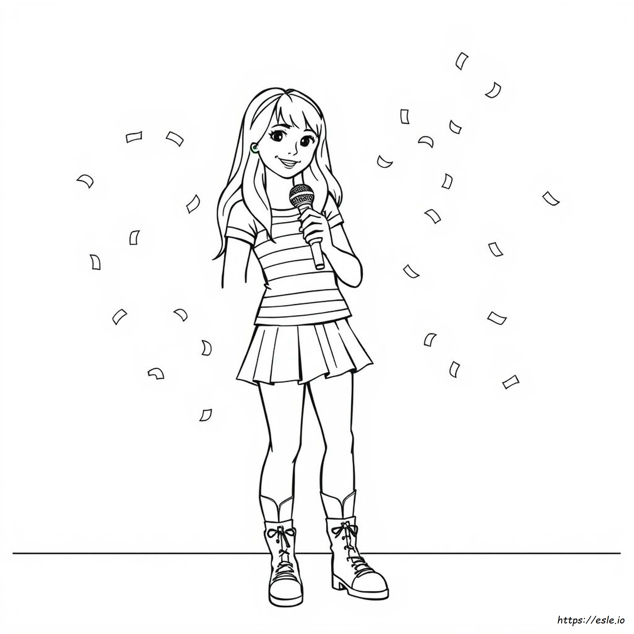 Hannah Montana Coloring Pages
