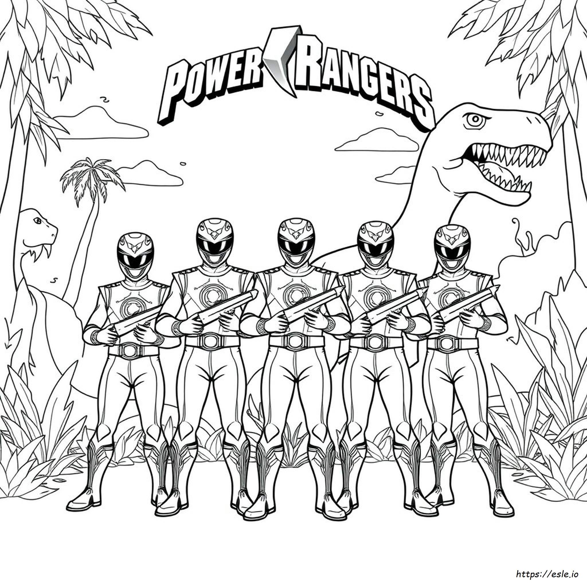 Power Rangers Dino Charge Disegni Da Colorare