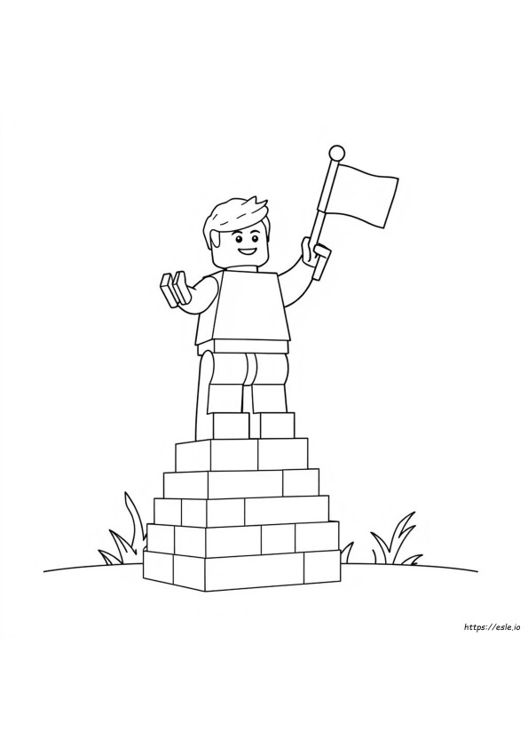 Lego Guy Coloring Page