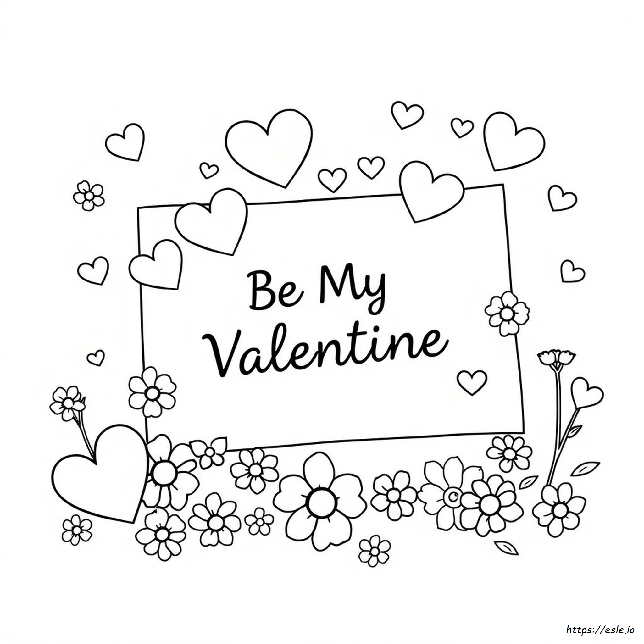 Plantillas De San Valentín Gratis Para Colorear